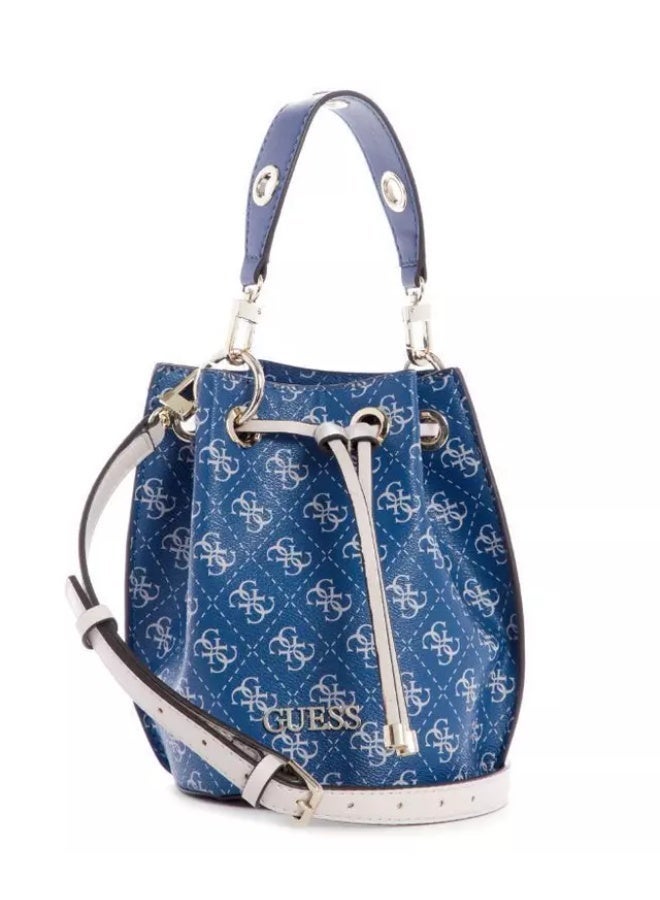 Guess Washington Mini Handbag – Blue, Stylish Everyday Design - Image 1